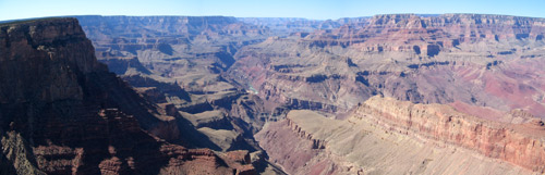 view from the south rim